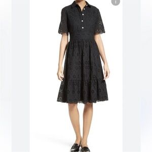 Elegant Black Lace Dress